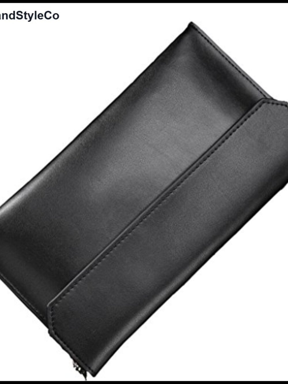 Leather Wristlet Clutch Handbag Envelope Evening Shoulder Bag